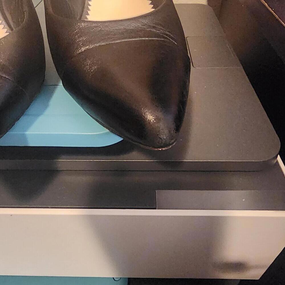 Chanel Black Pumps with Gold Logo Heel – Size 41 | Timeless & Classy - Picture 5 of 6